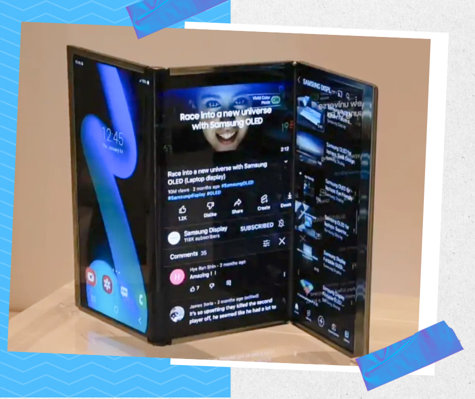 سامسونغ ثلاثي الطيات